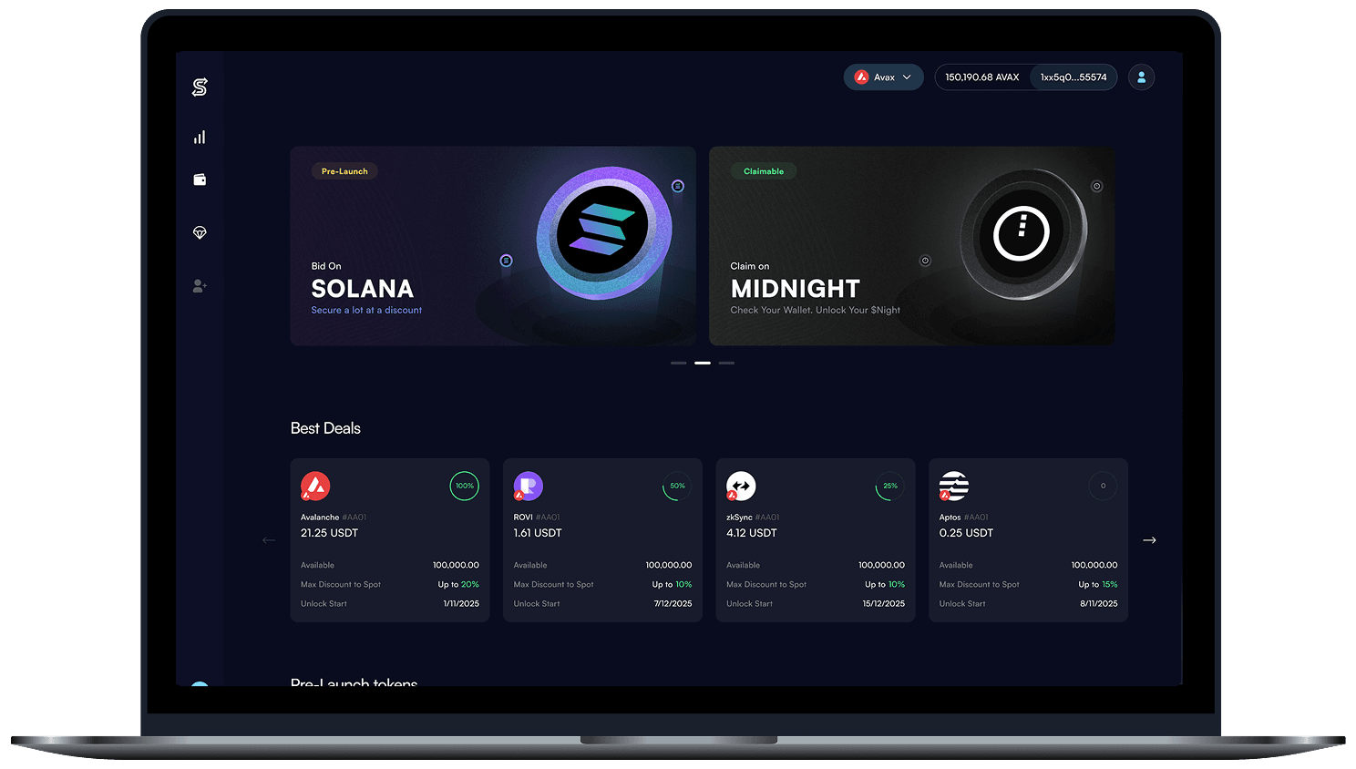 secondary_marketplace+trading dashboard