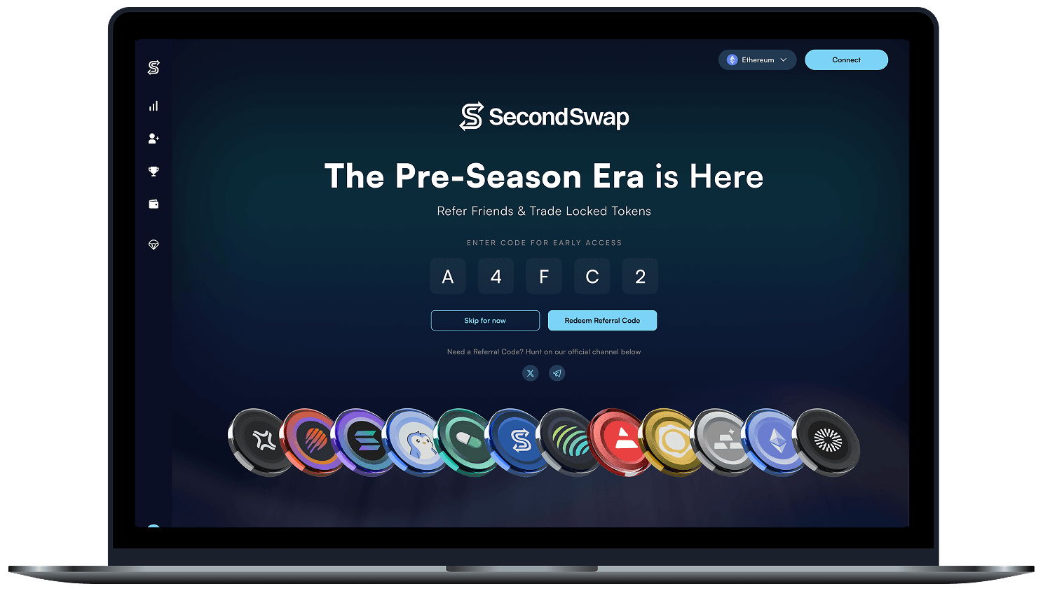 Pre-season Enter Referral Code